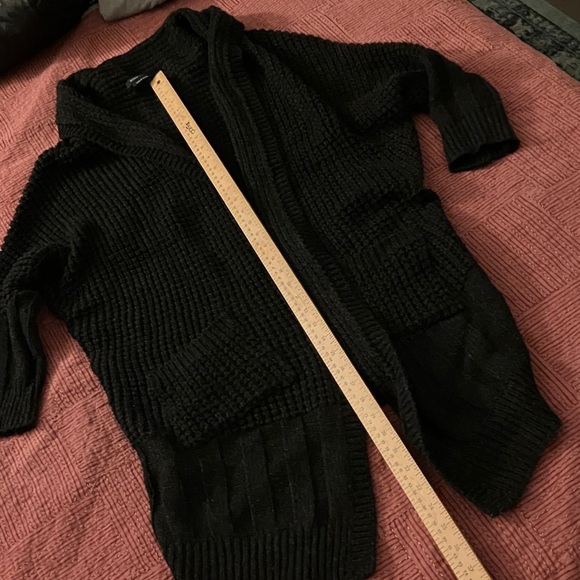 BCBG Max Azria size large flattering oversized open sweater women’s - Picture 8 of 16